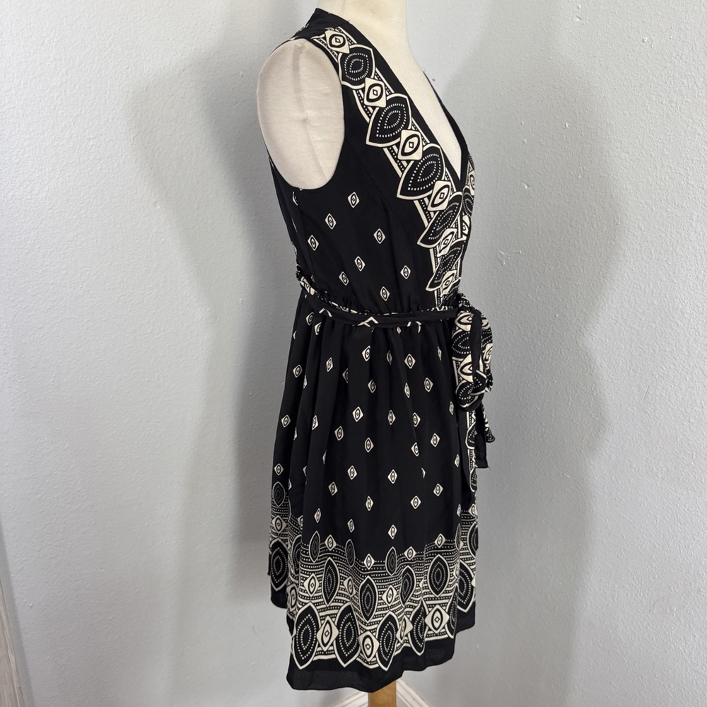 Anna Sui x Target Mini‎ Dress Womens S Silk Lined Wrap Boho Gossip Girl Inspired - Picture 3 of 13